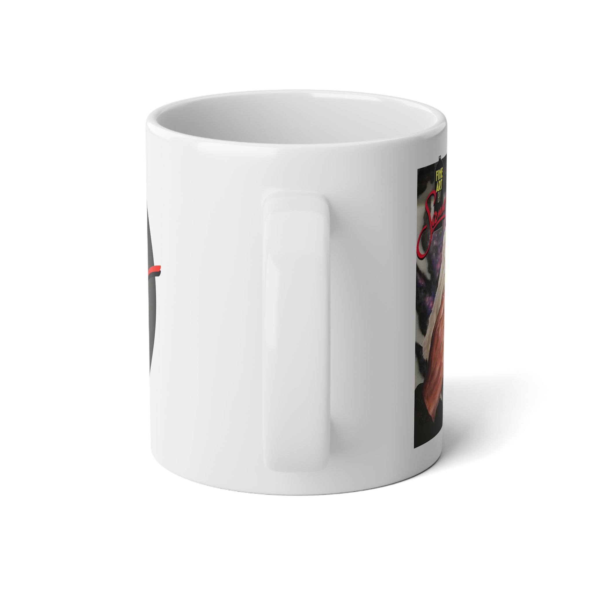 Einstein Spray Paint Mural 20oz Jumbo Mug | Samo Street Art Print