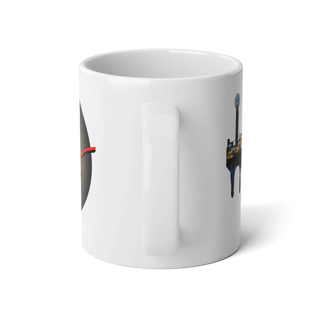 Dallas Skyline Spray Paint Mural Jumbo Mug 20oz | Samo Print