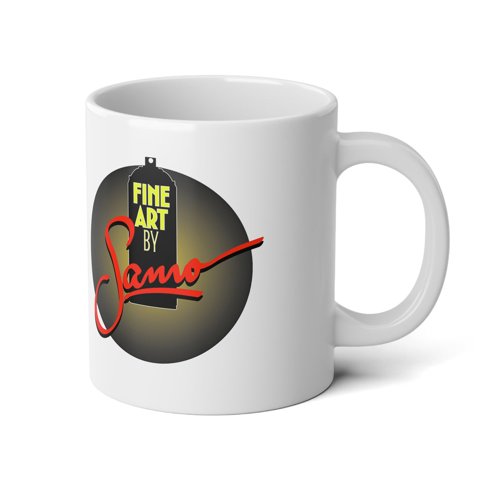 Makeup Spray Painted Mural Jumbo Mug | Samo Print
