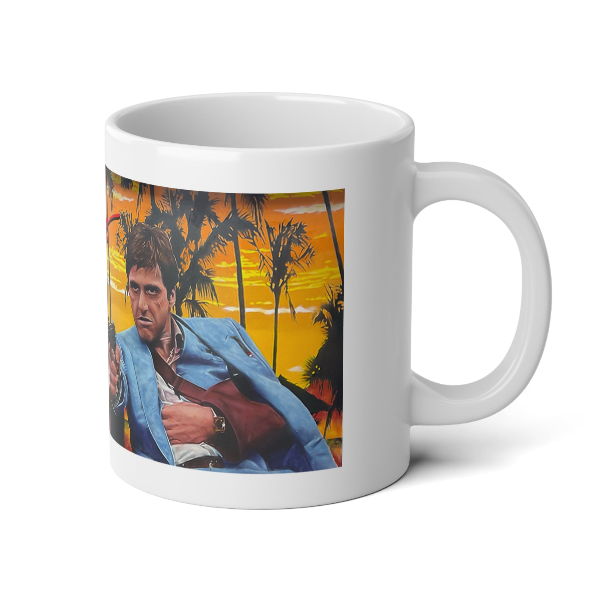 Scarface Spray Paint Mural Jumbo Mug | 20oz