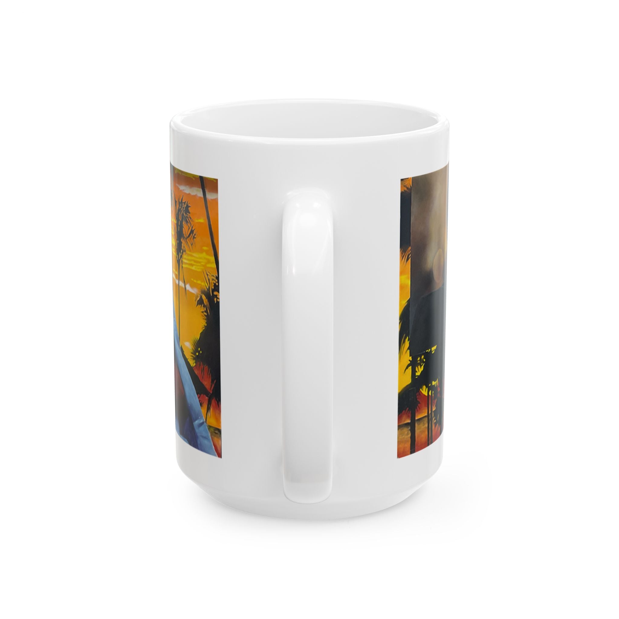 Samo Scarface Spray Paint Mural Ceramic Mug | 15oz
