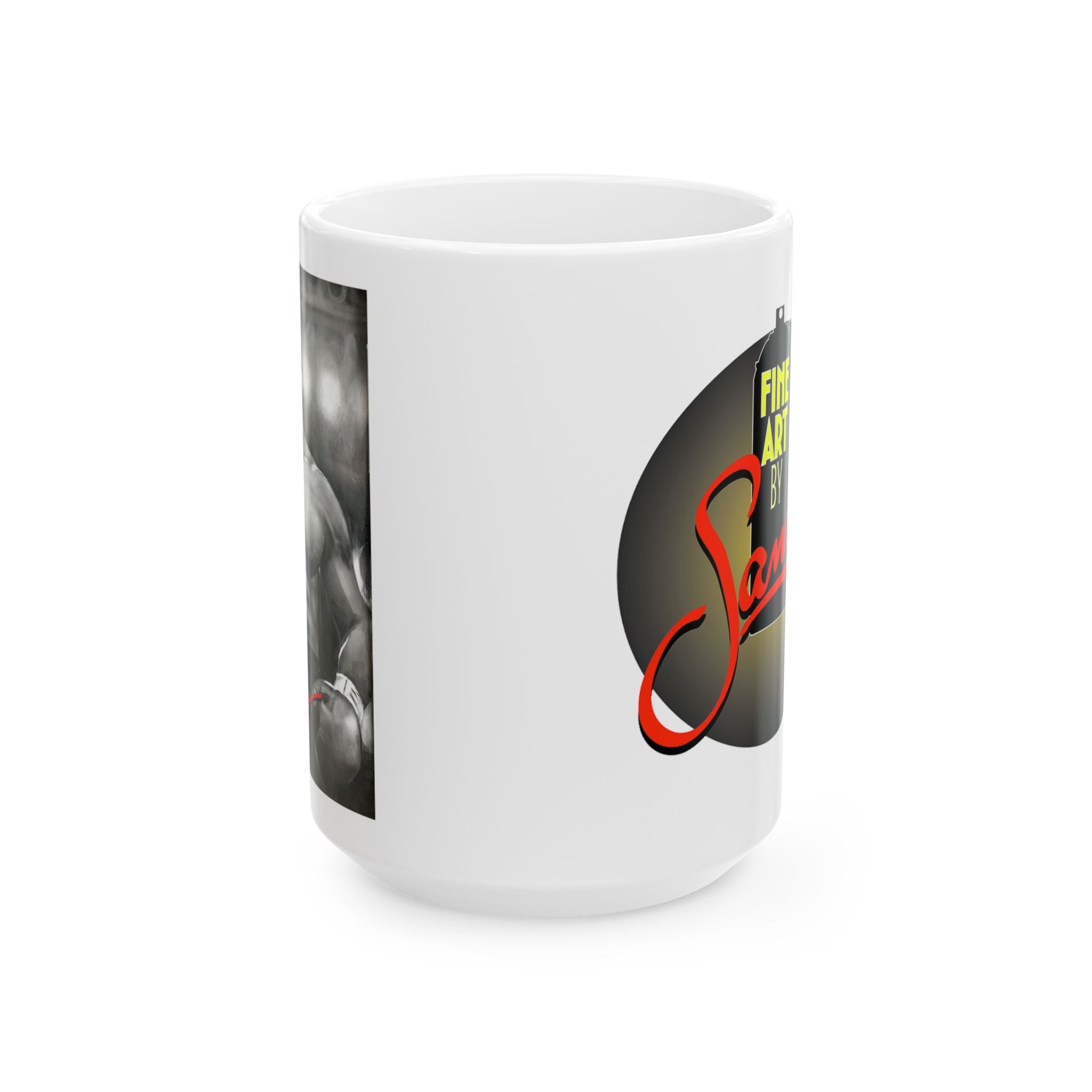 Tyson Spray Paint Mural Ceramic Mug | Samo Street Art Print