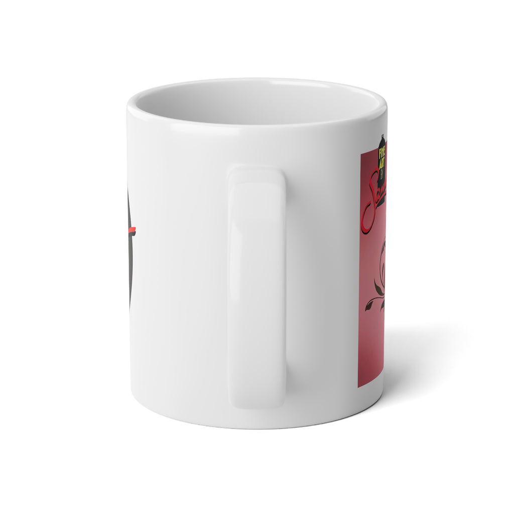 Makeup Spray Painted Mural Jumbo Mug | Samo Print