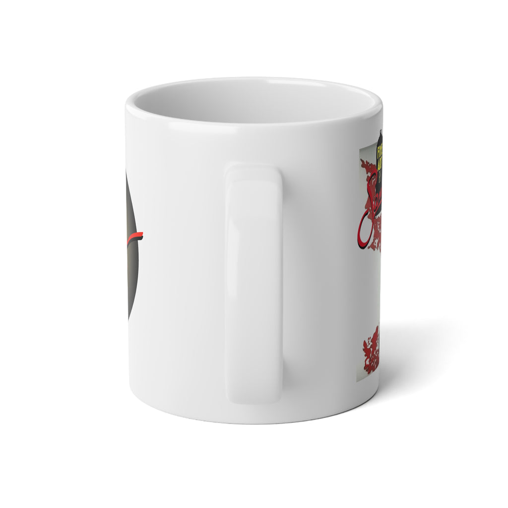 Oni Mask Spray Paint Mural Jumbo Mug | 20oz Ceramic Mug