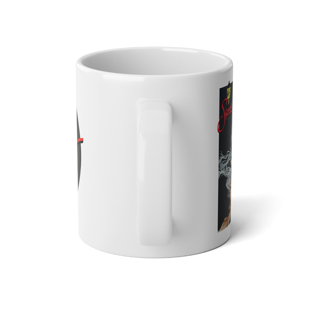 Skull and Rose Spray Paint Mural Jumbo Mug | 20oz Ceramic