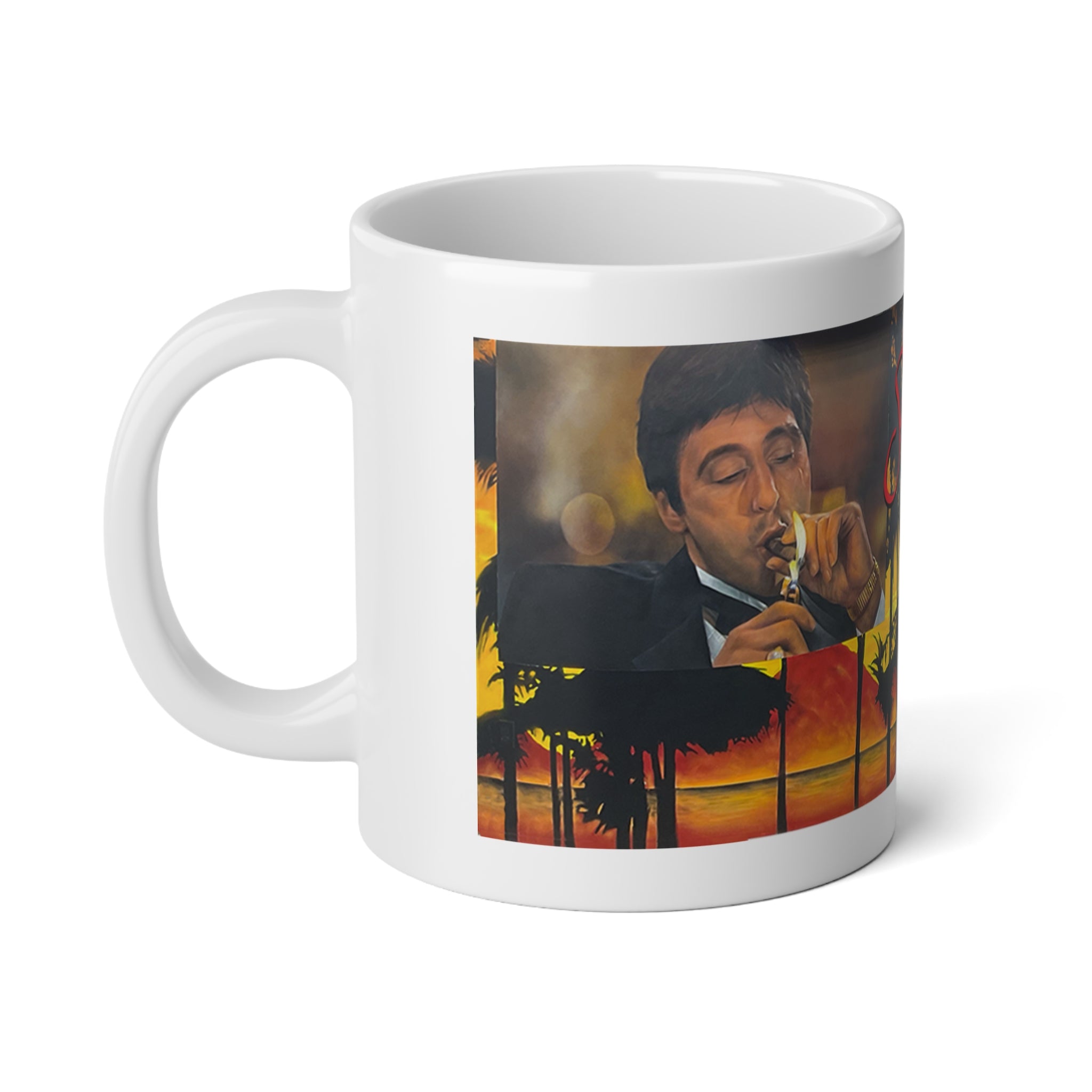 Scarface Spray Paint Mural Jumbo Mug | 20oz