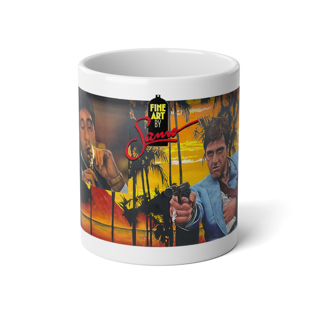 Scarface Spray Paint Mural Jumbo Mug | 20oz