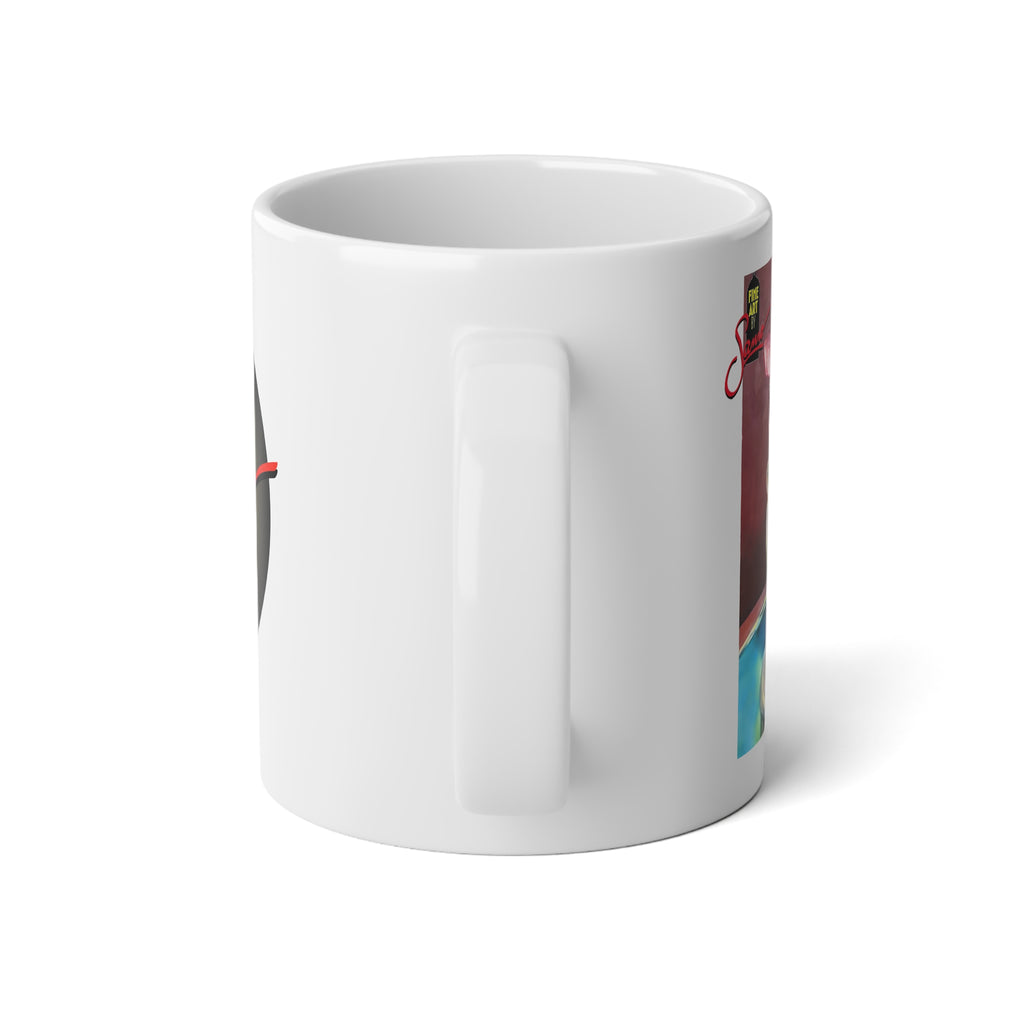 The World Is Yours Spray Paint Mural by Samo | 20oz Jumbo Ceramic Coffee Mug